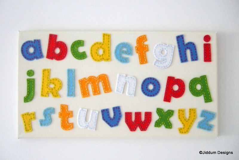 Child's Alphabet Wall Decoration