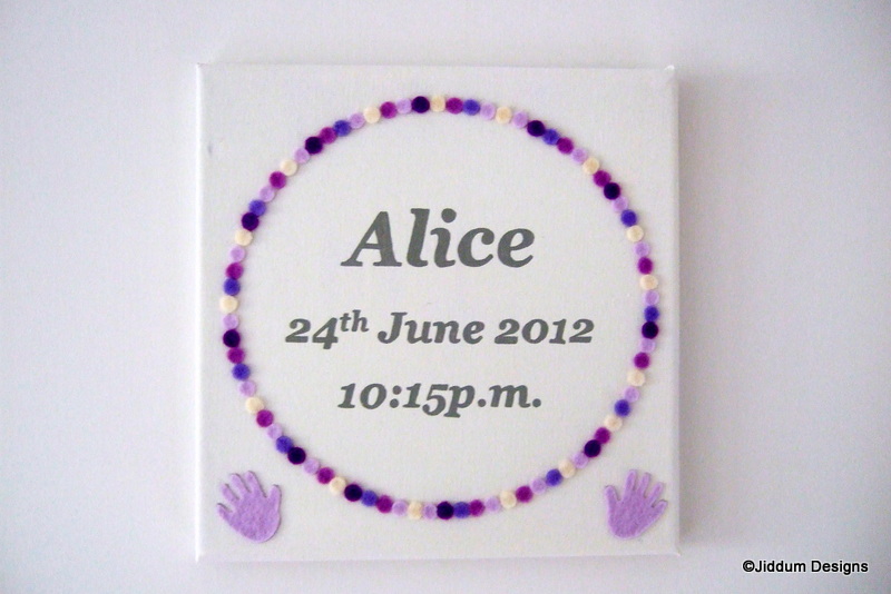 Girls Personalised Wall Decoration